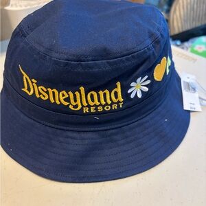 Disney Blue Bucket Hat with Yellow Embroidery